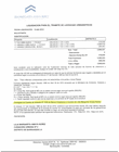 Liquidación de cargo variable  